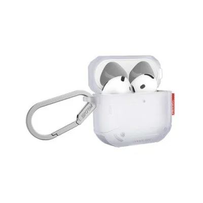 Cover Airpods 4 Mecha Ce Skinarma - White